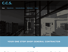 Tablet Screenshot of ccsdesignconstruction.com